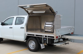 Angled 4 draw unit - fit into toolboxes