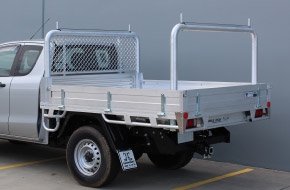 76mm 90 Degree Removable Rear Rack - 1880mm W - Chassis Mounted