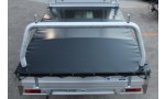 Tonneau Cover Trimmed around Rear Rack