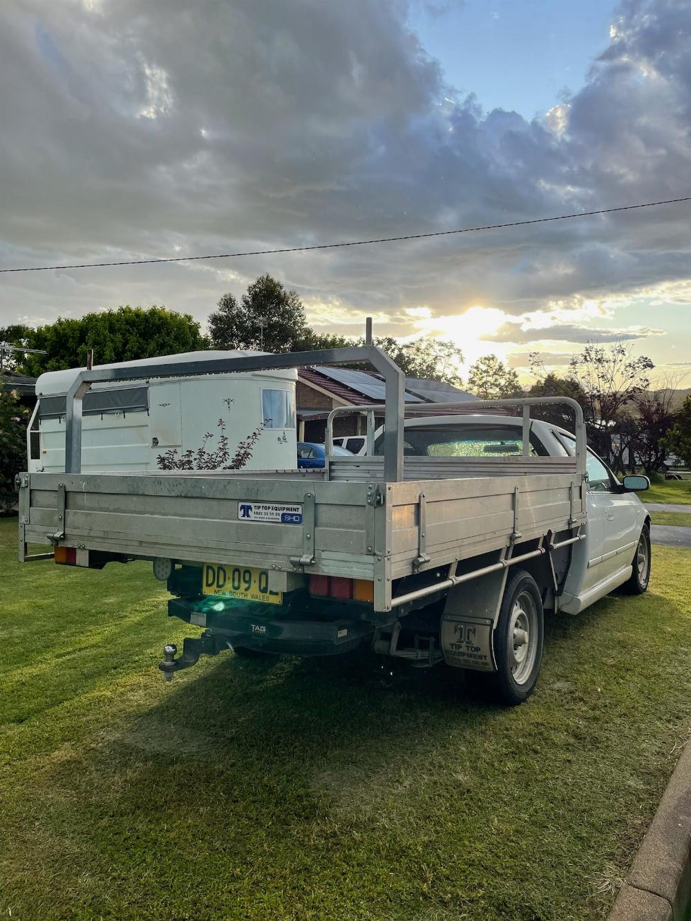 Ba xl ute i purchased with a 2.1 metre tray on it 